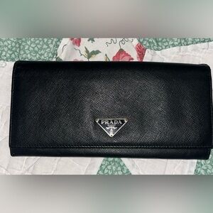 Prada Black Wallet